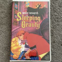 SLEEPING BEAUTY Disney VHS Clam Shell Case Black Diamond