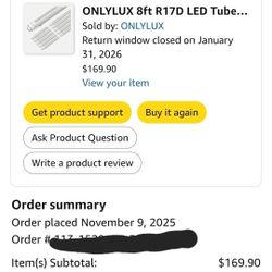 8 FT LED Tube Lights