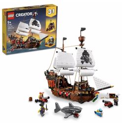 LEGO Creator 3 in 1 Pirate Ship Toy Set 31109