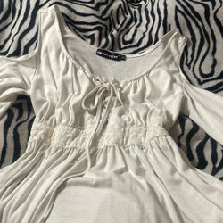Long Sleeve Cold Shoulder Blouse