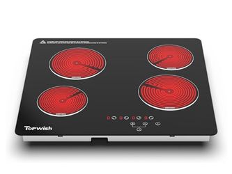 4 burner electric cooktop stove 24 inch