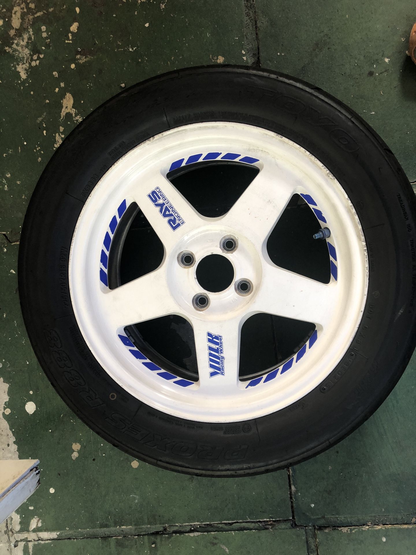 Volk wheels 4x100 with radials 225 50 16 (only 2)