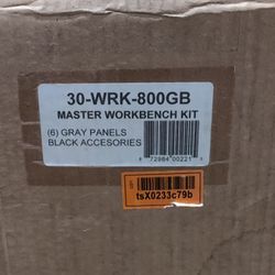 Six-Panel Gray and Black Master Workbench Kit