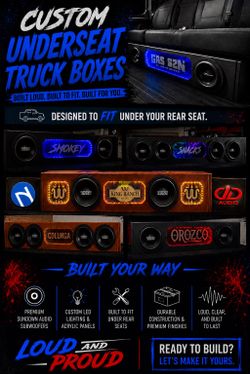 Custom Underseat Truck Boxes