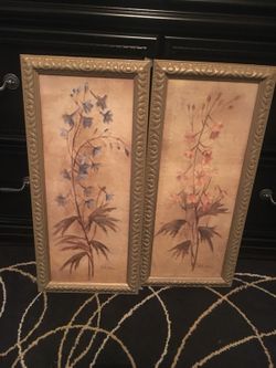 Floral paintings