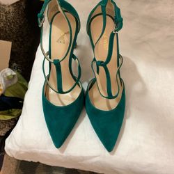Tornaydoo Green Nine West Heels