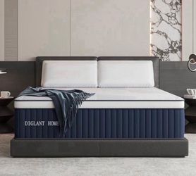 Full Mattress, 14Inch Medium Plush Euro Top Memory Foam Hybrid Mattress, Edge Support & Pressure Relief Individual Pocket Springs Full Size Mattresses
