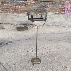 Vintage Hendryx  Bird Cage With Stand 