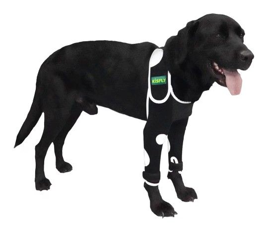 Dog Leg Sleeve Stops Licking Wounds, Prevents Elbow Hygroma & Elbow Calluses