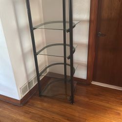 Metal And Glass Shelf