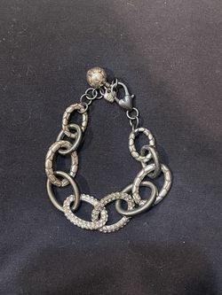 Brighton PEBBLE PAVE Chocolate Link Bracelet