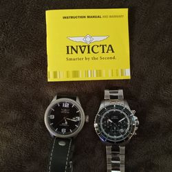 Two Invicta watches in New condition!