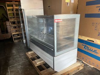 Federal Industries ITRSS6034-B18 Italian Series 60" Refrigerated Self-Serve Open-Air Merchandiser with Three Shelves