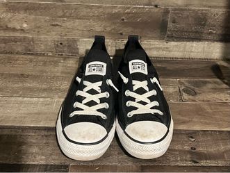 Black 9.5 Women’s Converse Chuck Taylor all-Star Shoreline knit preowned shoes