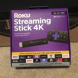 Roku streaming  stick 4K ((new))