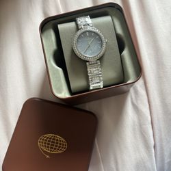 Fossil Women's Fossil Accessories | Watch Ring Two- Fossil Silver Hand Stainless Steel