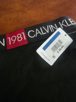 Calvin Klein 1981 Black Underwear – New with Tags