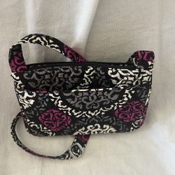 Vera Bradley Crossbody Havana Rose Black, Grey, White, Pink Adjustable Strap