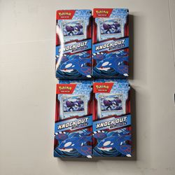 Pokemon Knock Out Collection Box Kyogre Sealed Lot of 4