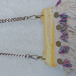 KOORELOO NEW! UNIQUE Petit NY Purse Fringed/Coin Front Flap THE ONLY 1