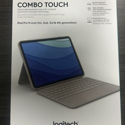 Combo Touch Logitech For iPad  Pro 1,2,3,4 Gen 11 Inch