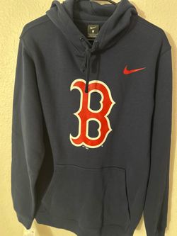 Nike Boston Red Sox MLB Hoodie Men’s L Navy Blue Baseball Warm-Up Logo NWT
