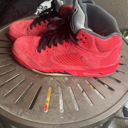 Jordan 5 Red Suede 