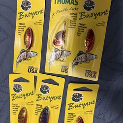6 Thomas buoyant lures