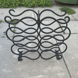 10-12 BOTTLE WINE METAL RACK