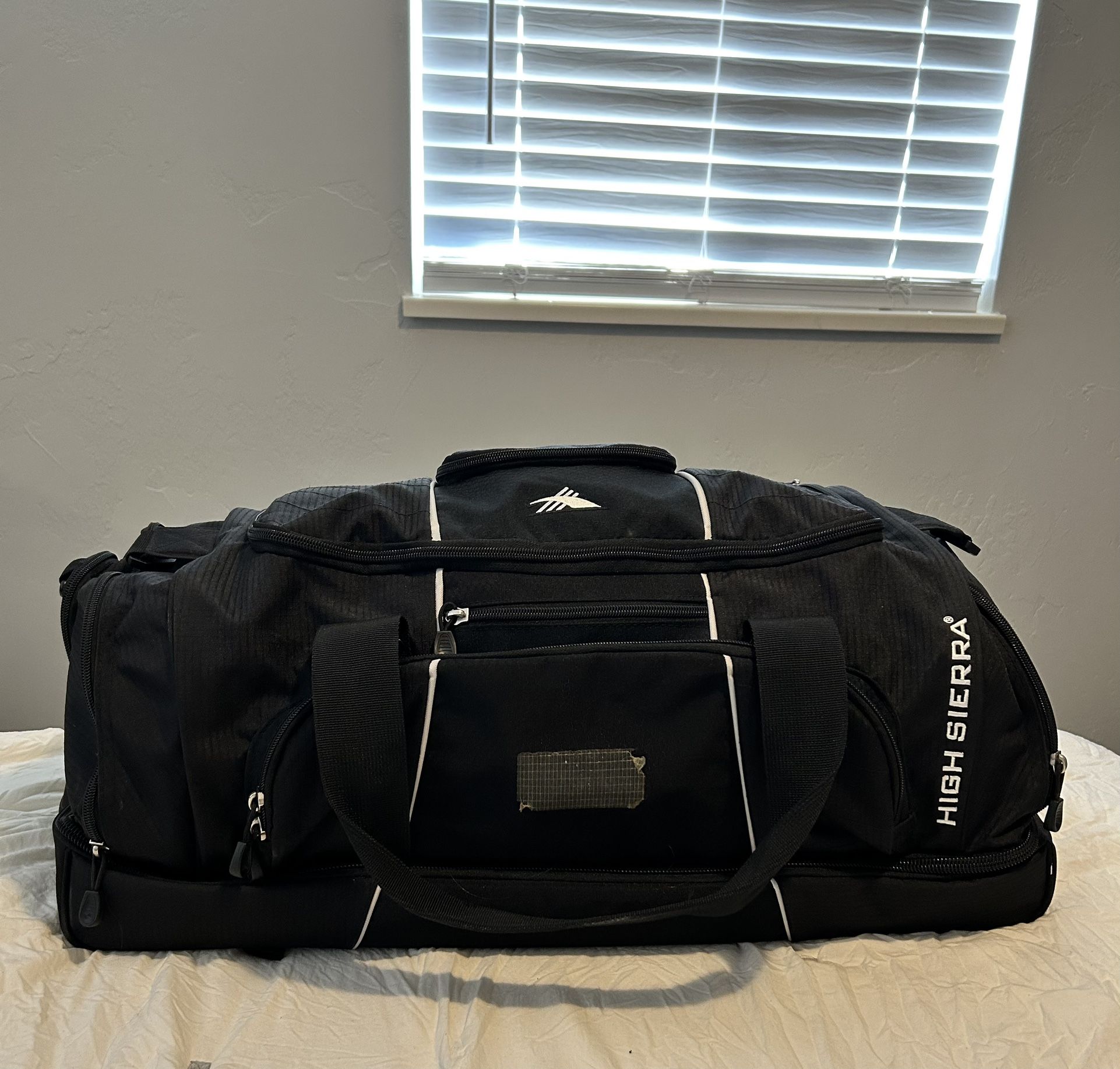 High Sierra Black Duffel Bag