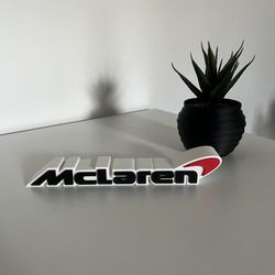 McLaren Car Display Sign Luxury Quality Print 