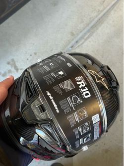 Alphine Supertech SR10 street bike/ racing helmet