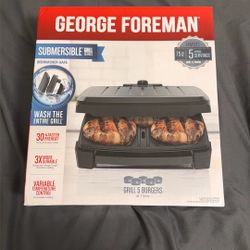 George Foreman Submersible Grill & Panini Maker