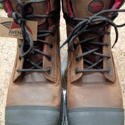 AVENGER COMPOSITE TOE INDUSTRIAL BOOTS SIZE 14 WIDE BRAND NEW 