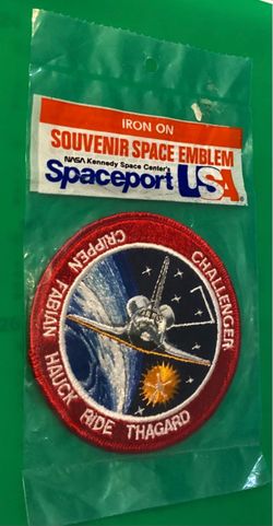 VINTAGE CHALLENGER EMBROIDERED PATCH NEW SEALED $5