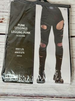 Punk Black Leggings