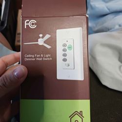 Ceiling Fan & Light Dimmer Wall Switch