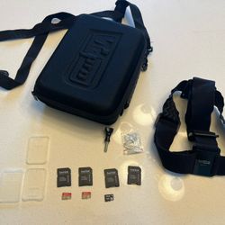 GoPro MicroSD Cards, Case, And Mount 