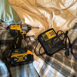 24 Volt Impact Drill With Charger And Battery