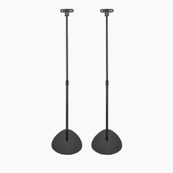 Insignia™ - 28 - 38" Adjustable Height Speaker Stands for Satellite Speakers - Black
