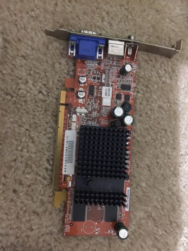 ASUS RV370SE/T/128M (HP 5187-6145) ATI RADEON X300SE 128MB 64-bit DDR PCI-Express x16 Video Card with D-Sub, S-Video