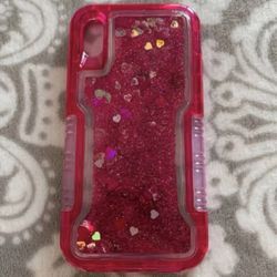 Glitter Liquid Case For iPhone X