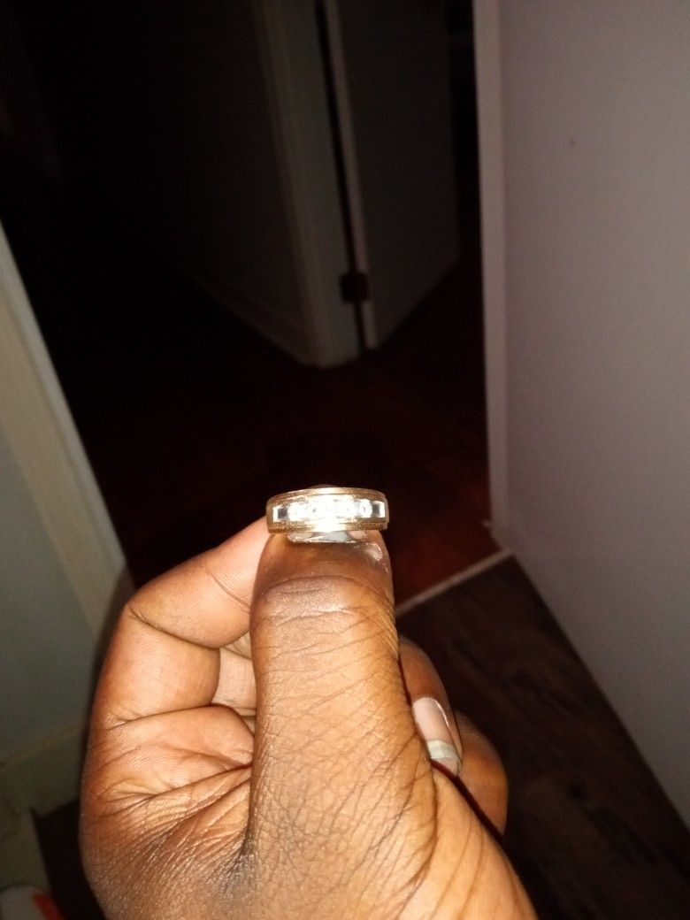 Wedding Band Real diamond Real Gold 