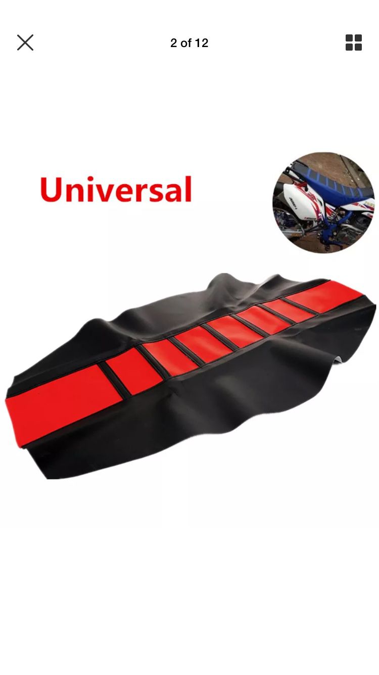 Universal motorcycle seat cover