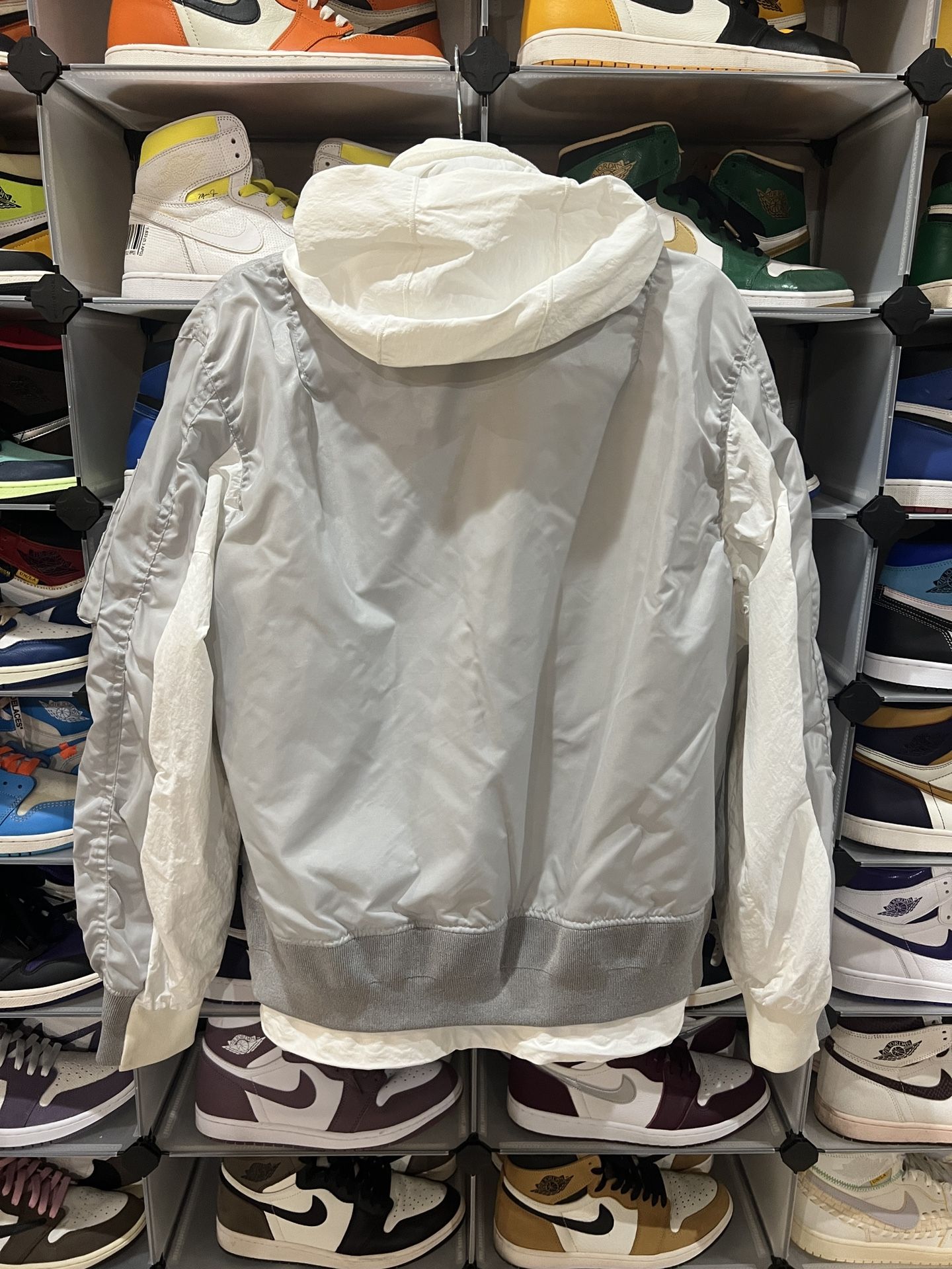 Nike Sacai Layered Bomber Jacket Small (fits Oversized)