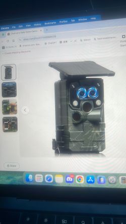 Dual lens solar camera 60mp 4K