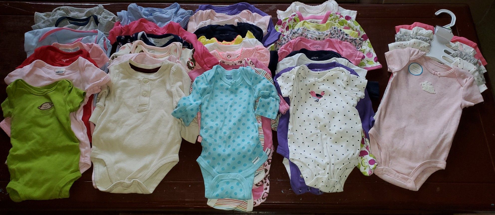 0 to 3 month baby girl Onesies