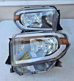14-21 Toyota Tundra Headlights Faros Calaveras Micas Luces Headlamps Focos