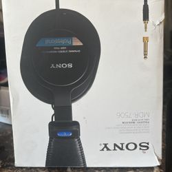 Sony Stereo Headphones (read Description)