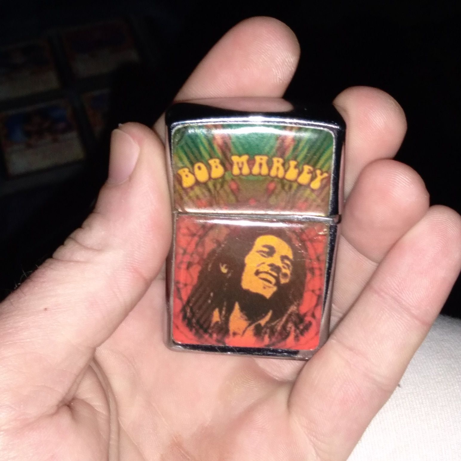 Zippo Lighter with Bob Marley